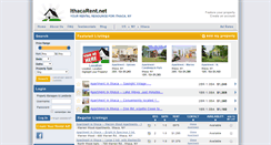 Desktop Screenshot of ithacarent.net