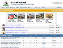 Tablet Screenshot of ithacarent.net